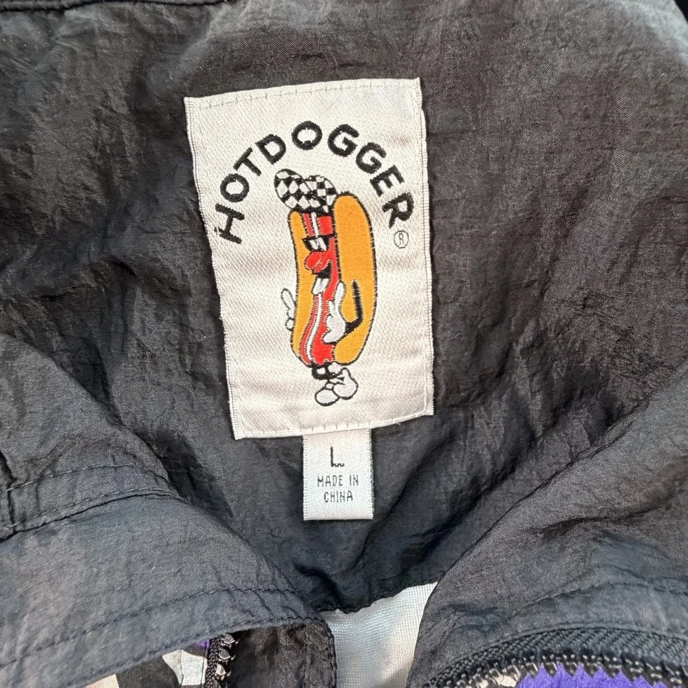 Vintage‎ Color block Windbreaker Hotdogger , Size Large, 80's 90's Retro Y2K,